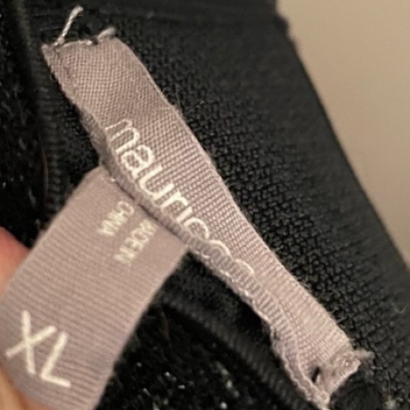 ✌️2/$10✌️ Maurices Black Mesh Tulle Circle Skirt w Glitter Waist Band – Size XL - Picture 12 of 12